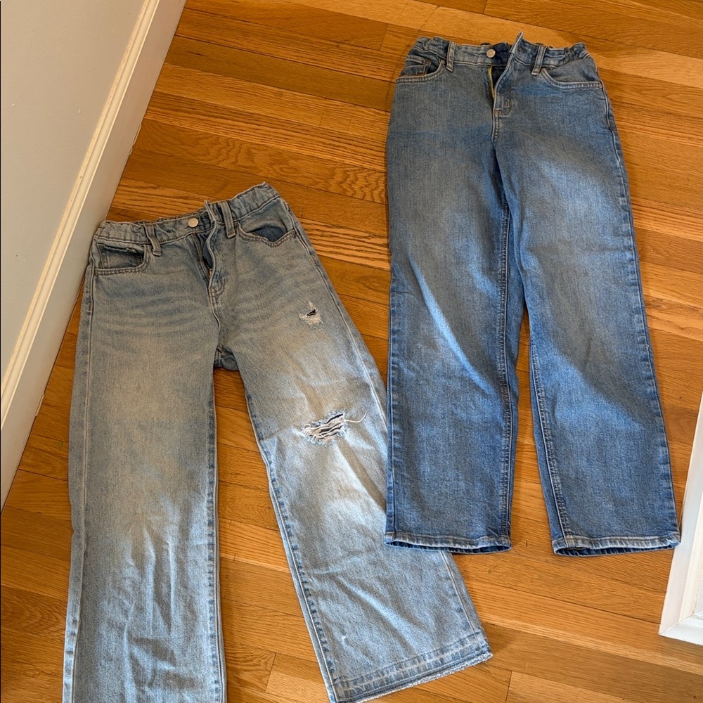 Two pair of Girl’s Old Navy and Epic Threads Jeans